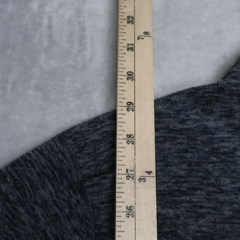 Eddie Bauer Jacket Mens Large Tall Gray First Ascent Fleece Full Zip Outdoor